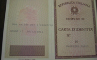 Fazendo a Carta di Identità provisiòria