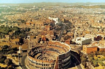 Chegando em Roma