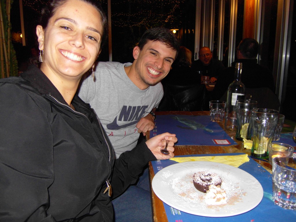 Comemorando com o nosso 'filho' Felipe